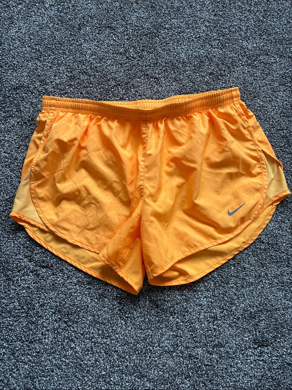 Nike Dri-Fit Bright Orange Women's Running Shorts - Size M